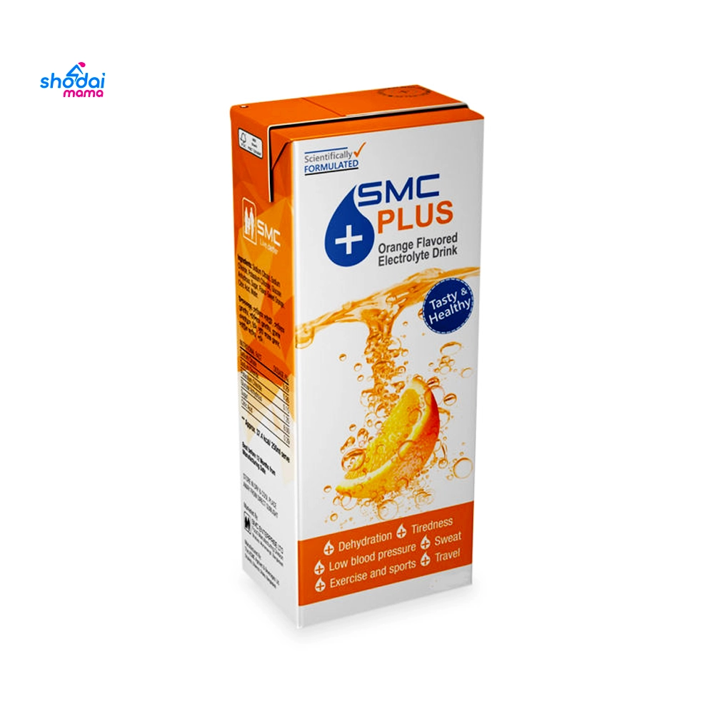 SMC Plus Orange Flavoured Electrolyte Drink 200ml
